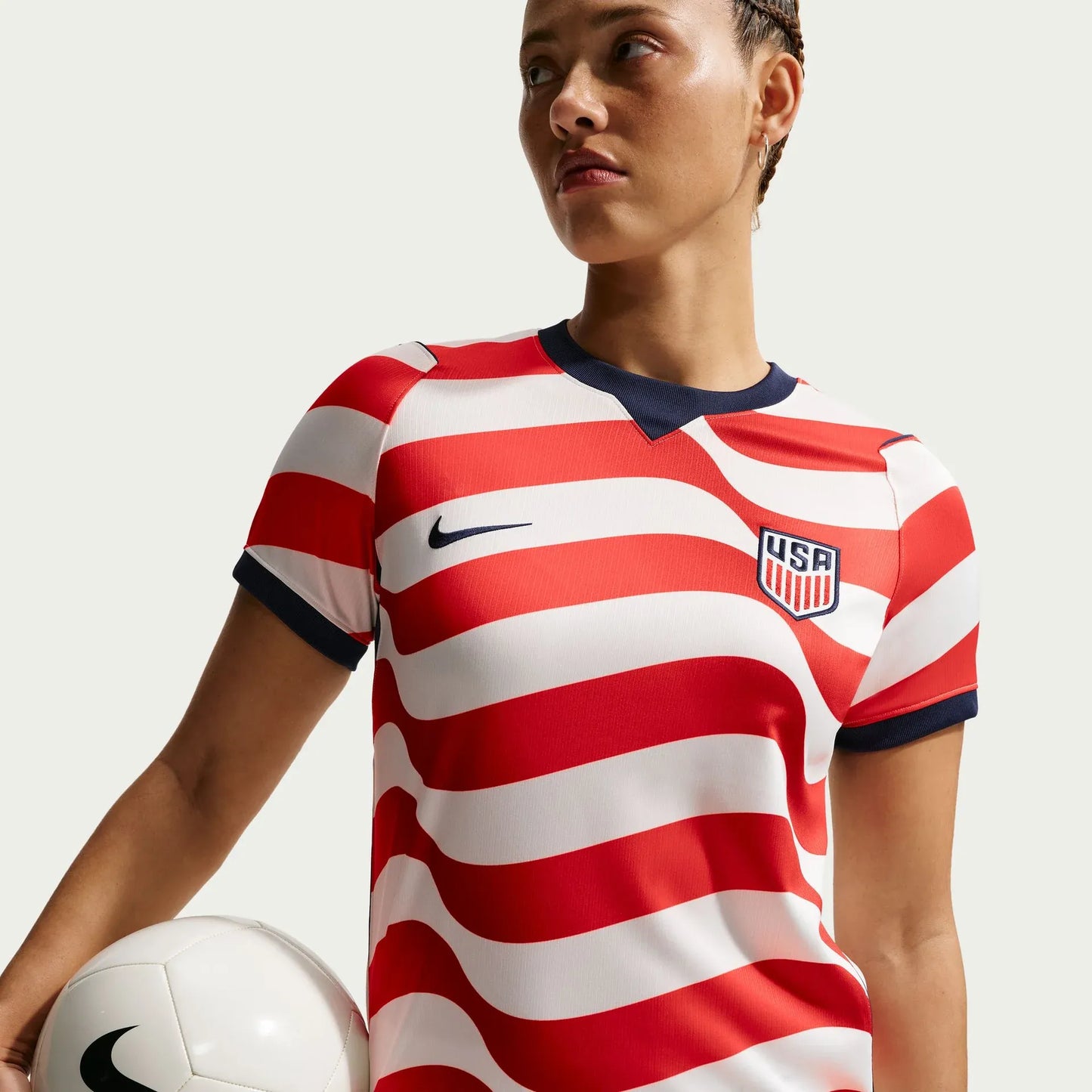 Women's Nike USMNT 2026 Home Stadium Jersey - Stripes
